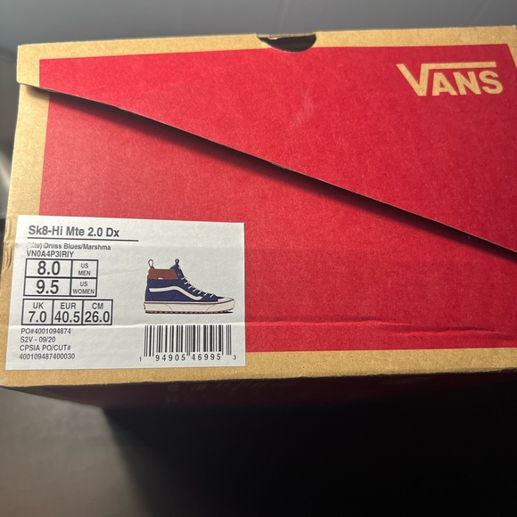 New Mens size 8 or women’s size 9.5
Vans™ MTE is back with SK8-Hi MTE 2.0 DX - Picture 6 of 8